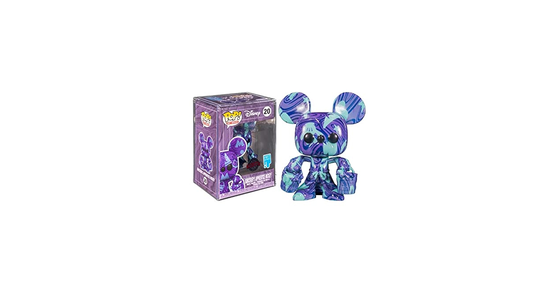 【サイン、プロテクター付き】Funko pop ディズニー ソーサラーミッキー サイン、プロテクター付き】Funko pop ディズニー ソーサラー